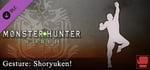 Monster Hunter: World - Gesture: Shoryuken! banner image