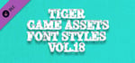TIGER GAME ASSETS FONT STYLES VOL.18 banner image