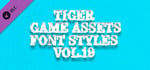 TIGER GAME ASSETS FONT STYLES VOL.19 banner image