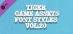 TIGER GAME ASSETS FONT STYLES VOL.20 banner image