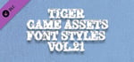 TIGER GAME ASSETS FONT STYLES VOL.21 banner image