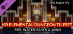 RPG Maker MV - KR Elemental Dungeon Tileset - Fire Water Earth Wind banner image