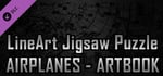 LineArt Jigsaw Puzzle - Airplanes ArtBook banner image