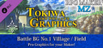 RPG Maker MZ -  TOKIWA GRAPHICS Battle BG No.1 Village/Field banner image