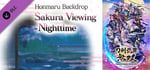 Touken Ranbu Warriors - Honmaru Backdrop "Sakura Viewing - Nighttime" banner image