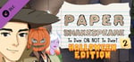 Paper Shakespeare: To Date Or Not To Date? 2: Halloween Edition banner image