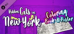 Hidden Cats in New York - Printable PDF Coloring Book and Poster banner image