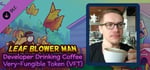Leaf Blower Man - Developer Drinking Coffee Very-Fungible Token (VFT) banner image
