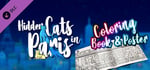 Hidden Cats in Paris - Printable PDF Coloring Book and Poster banner image