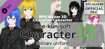 RPG Maker 3D Character Converter - Gee-kun-soft character 03 military uniform banner image