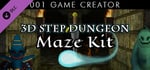 001 Game Creator - 3D Step Dungeon Maze Kit banner image