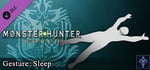 Monster Hunter: World - Gesture: Sleep banner image