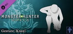 Monster Hunter: World - Gesture: Kneel banner image