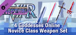 Megadimension Neptunia VIIR - 4 Goddesses Online Novice Class Weapon Set banner image
