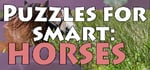 Puzzles for smart: Horses banner image
