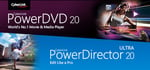 CyberLink PowerDVD 20 Ultra + PowerDirector 20 Ultra banner image