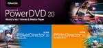 CyberLink PowerDVD 20 Ultra + PowerDirector 20 Ultra + PhotoDirector 13 Ultra banner image