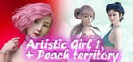 Peach+art girl banner image