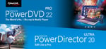 CyberLink PowerDVD 22 Pro + PowerDirector 20 Ultra banner image