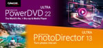 CyberLink PowerDVD 22 Ultra + PhotoDirector 13 Ultra banner image