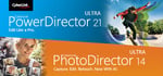 CyberLink PowerDirector 21 Ultra + PhotoDirector 14 Ultra banner image