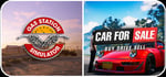 Gas Station with Car for Sale banner image
