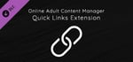Online Adult Content Manager - Quick Links Extension banner image