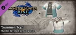 Monster Hunter Rise - "Summer Top" Hunter layered armor piece banner image
