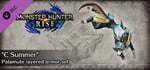 Monster Hunter Rise - "C Summer" Palamute layered armor set banner image