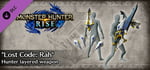 Monster Hunter Rise - "Lost Code: Rah" Hunter layered weapon (Dual Blades) banner image