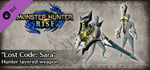 Monster Hunter Rise - "Lost Code: Sara" Hunter layered weapon (Charge Blade) banner image