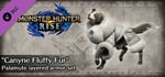 Monster Hunter Rise - "Canyne Fluffy Fur" Palamute layered armor set banner image