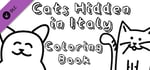 Cats Hidden in Italy - Coloring Book banner image