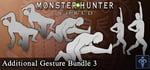 Monster Hunter: World - Additional Gesture Bundle 3 banner image