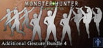 Monster Hunter: World - Additional Gesture Bundle 4 banner image