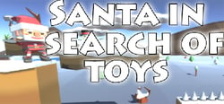 Santa in search of toys header banner