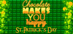 Chocolate makes you happy: St.Patrick's Day header banner