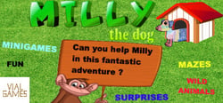 Milly the dog header banner
