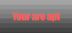 You are apt header banner