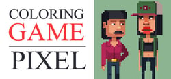 Coloring Game: Pixel header banner