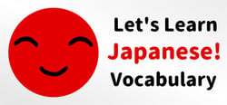 Let's Learn Japanese! Vocabulary header banner