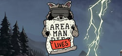 AREA MAN LIVES header banner
