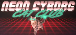 Neon Cyborg Cat Club header banner
