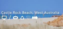 Castle Rock Beach, West Australia header banner