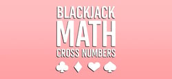 BlackJack Math Cross Numbers header banner