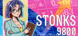STONKS-9800: Stock Market Simulator header banner