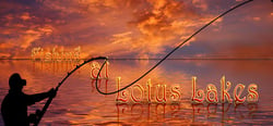 Fishing at Lotus Lakes header banner