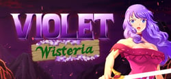 Violet Wisteria header banner
