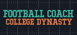 Football Coach: College Dynasty header banner
