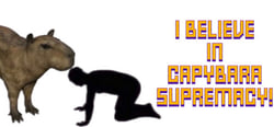 I Believe in Capybara Supremacy! header banner